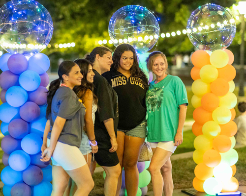 Students at Illumination event.